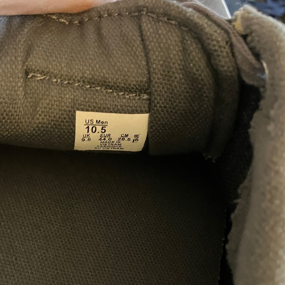 Vans Men's Charcoal Canvas Sneakers - Picture 2 of 6